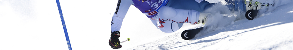 Close up of a Skier's Ski's